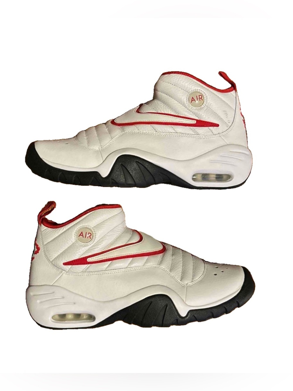 Nike Air Shake Ndestrukt Retro 'Bulls' 2017 - White / Red - Size 12 - 880869-100